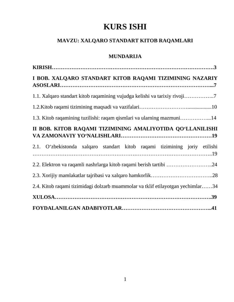 Xalqaro Standart Kitob Raqamlari