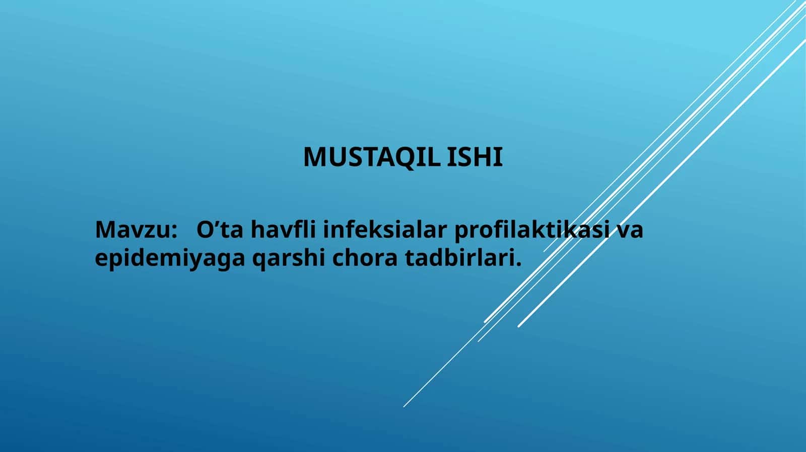 MUSTAQILISHI