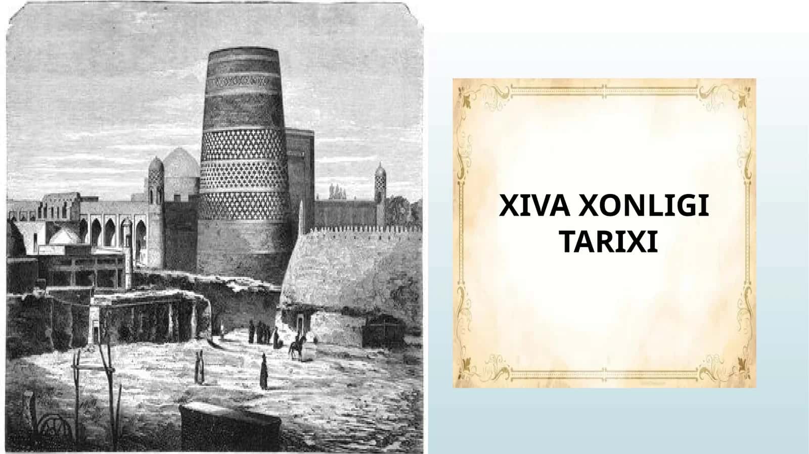 Xiva xonligi tarixi