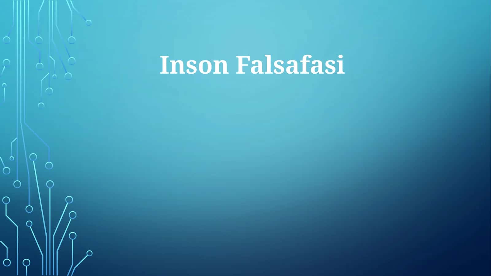 Inson Falsafasi