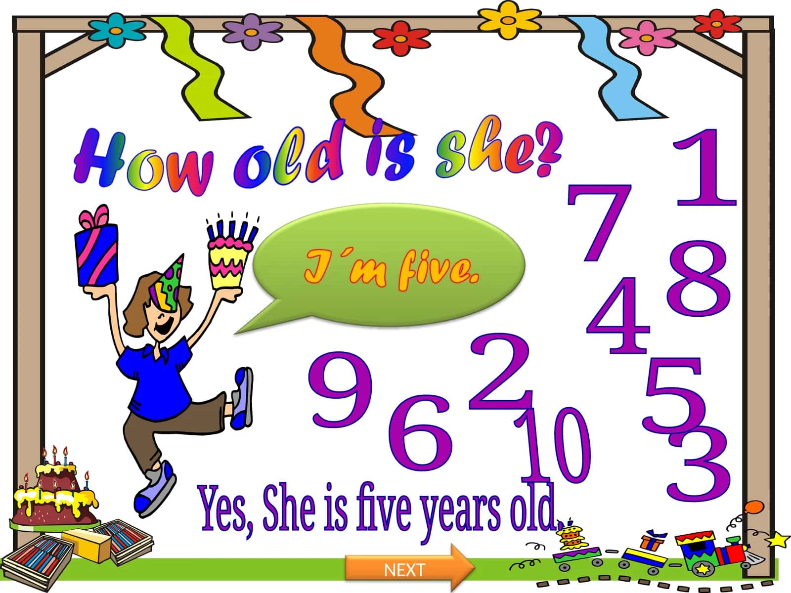 She is Five Years Old