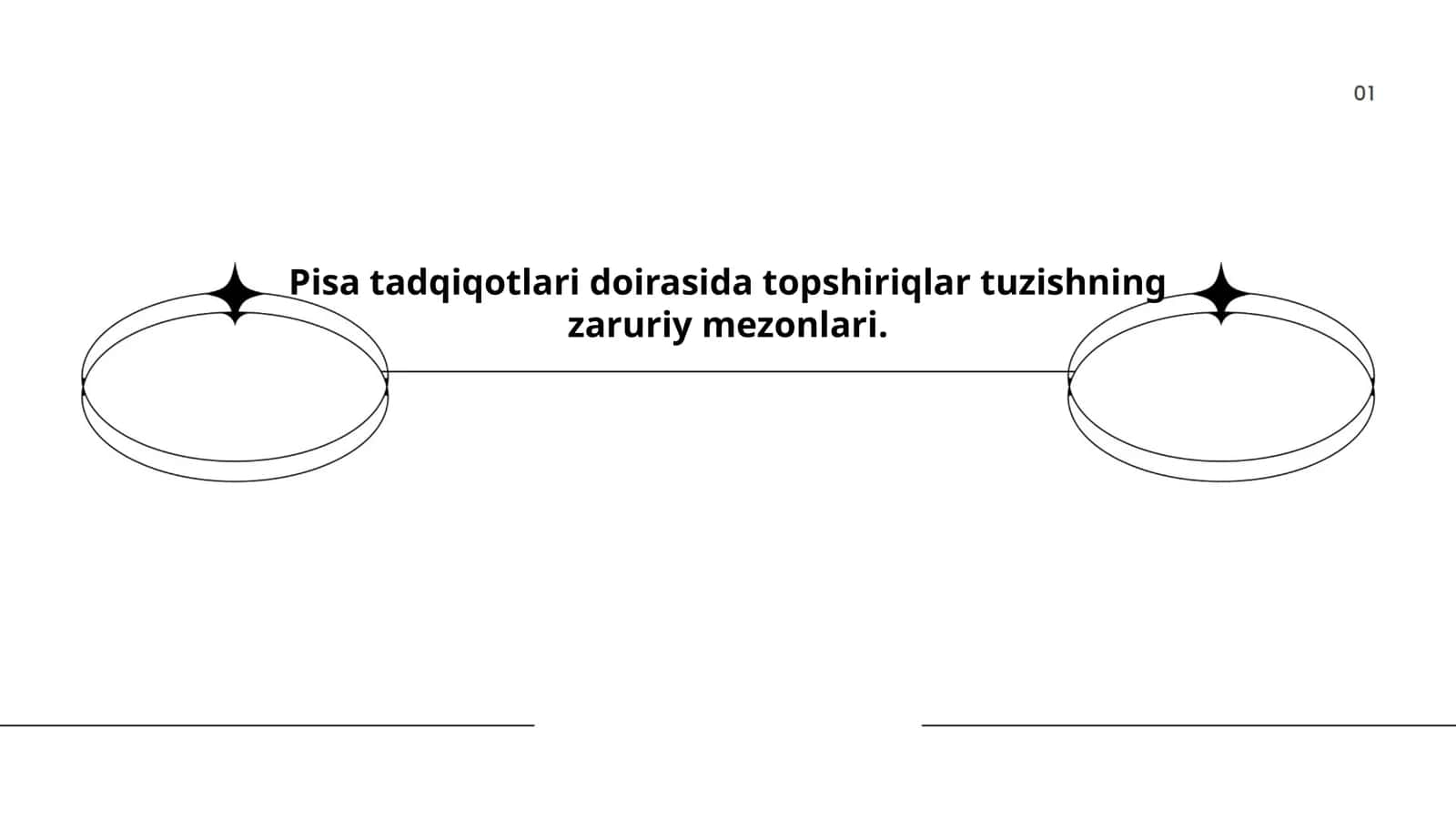 Pisa tadqiqotlari doirasida topshiriqlar tuzishning zaruriy mezonlari