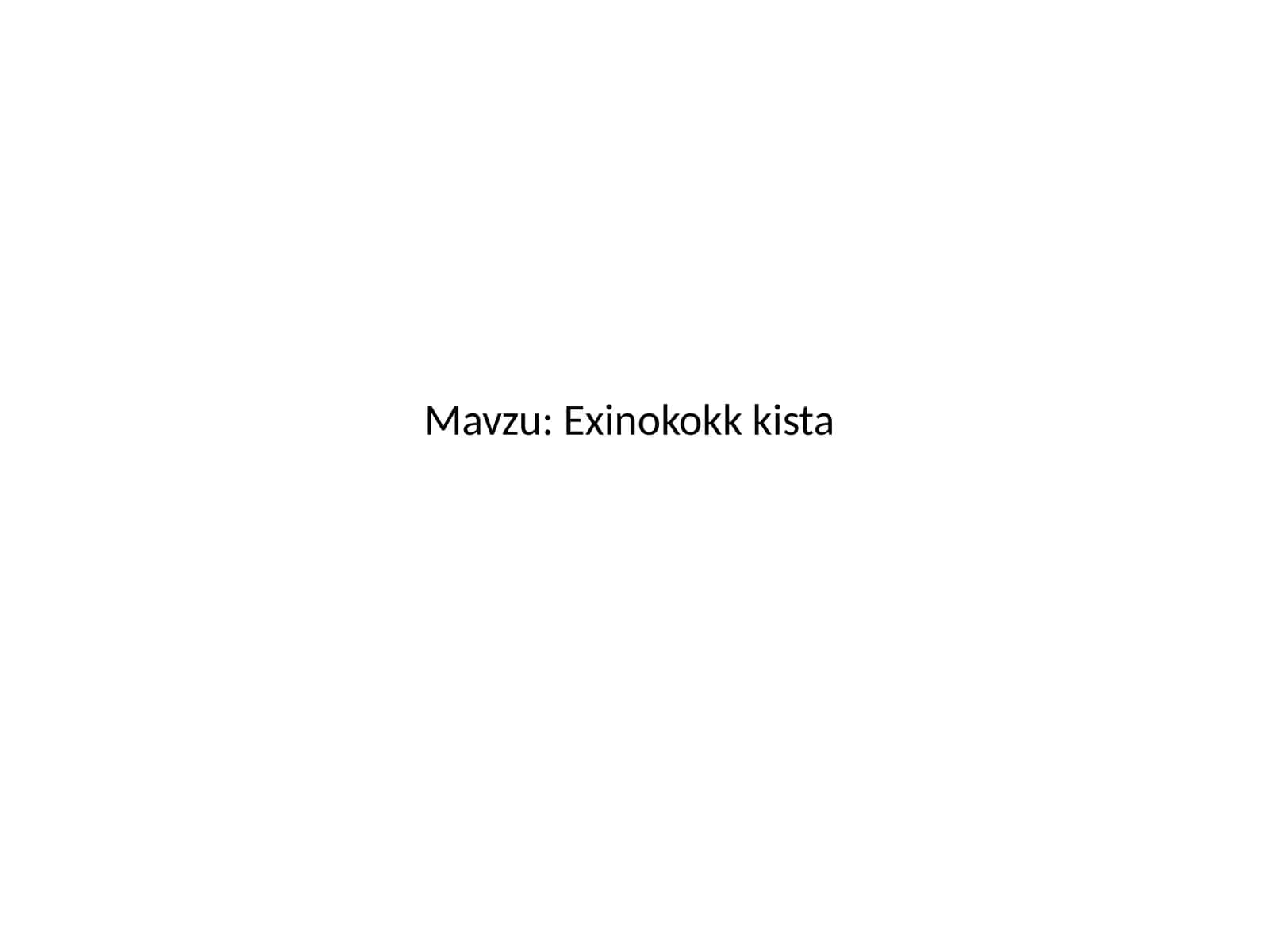 Exinokokkkista