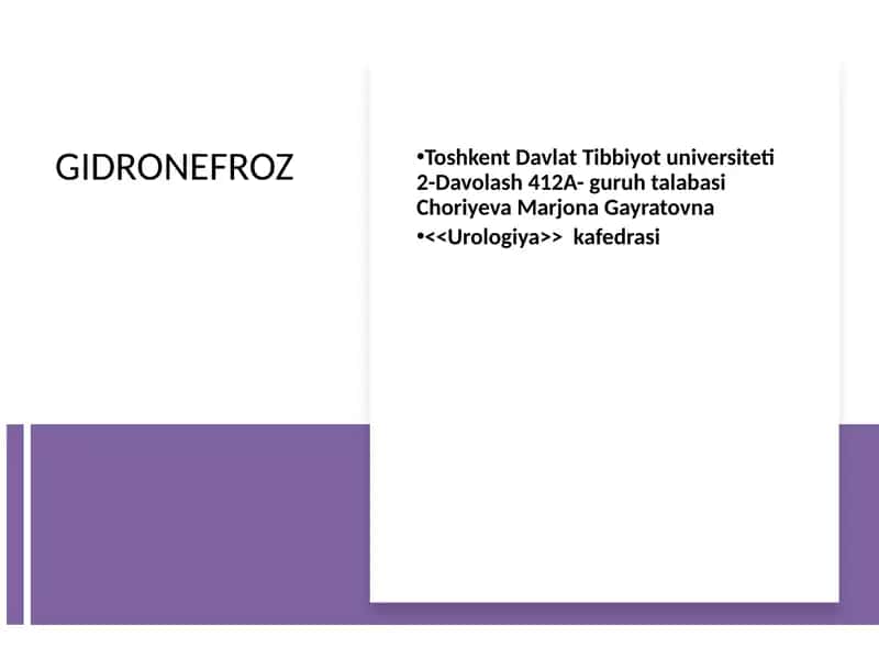 GIDRONEFROZ