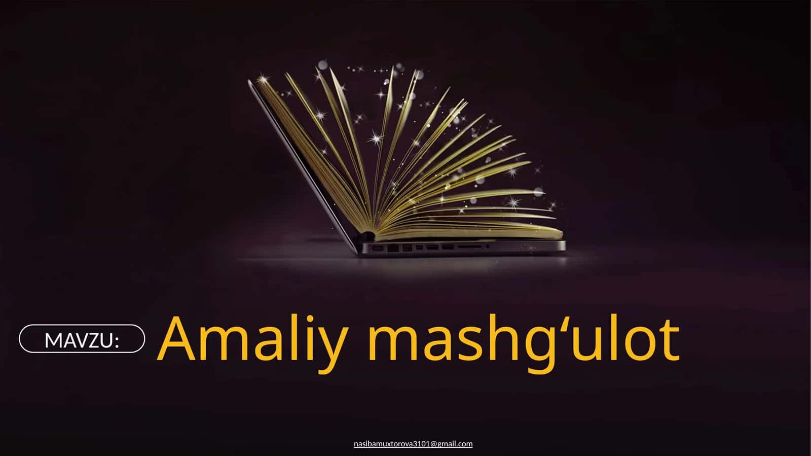 ASOSIY TUSHUNCHALAR