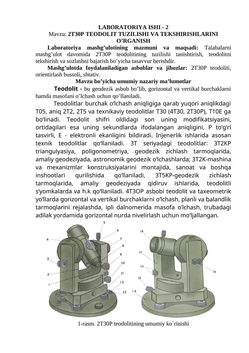 LABORATORIYA ISHI - 2