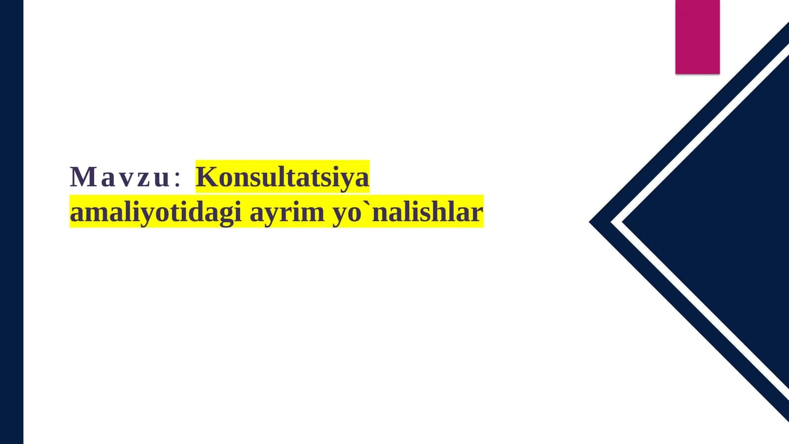 Psixologik konsultatsiya