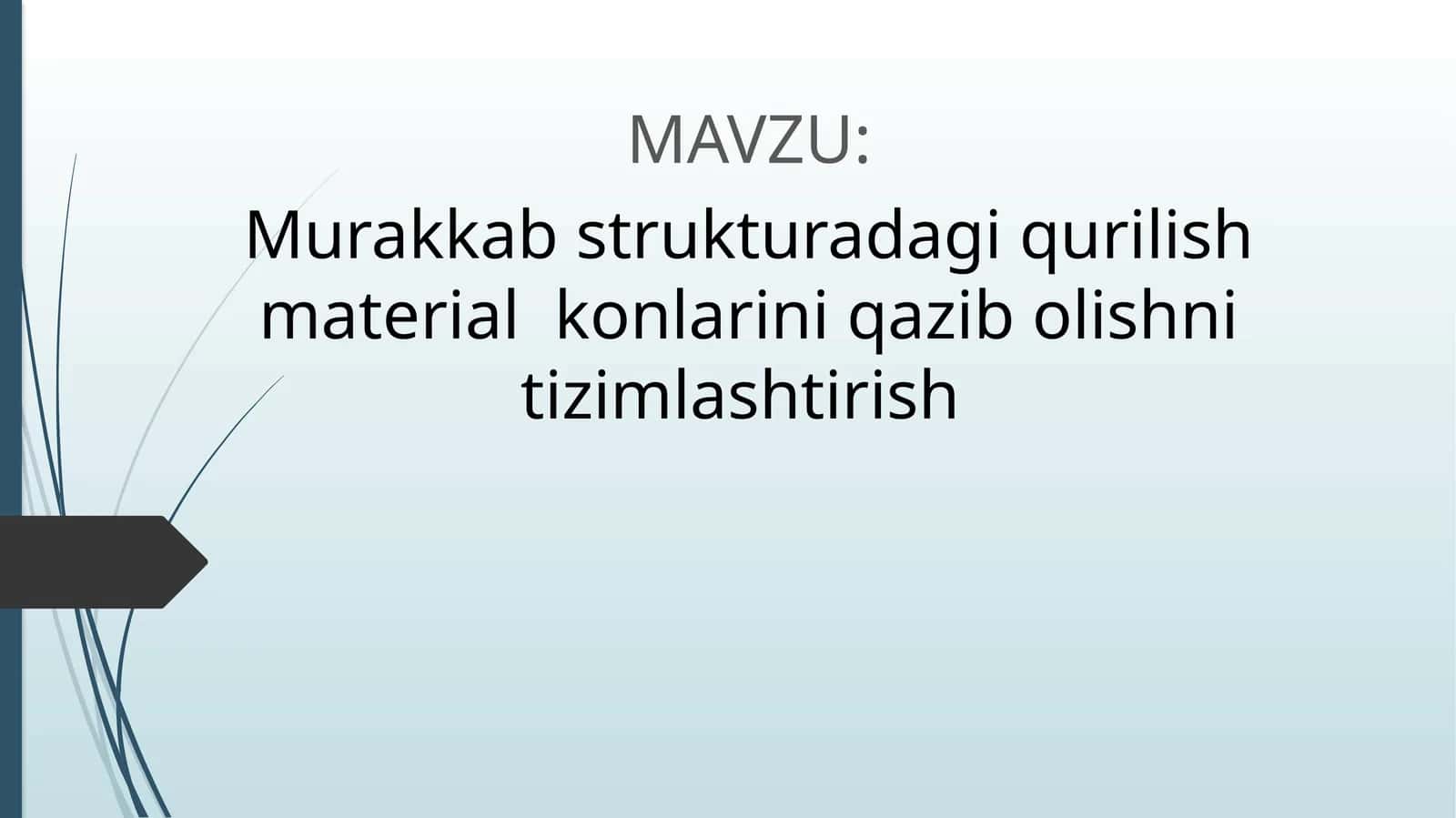 Qoplovchi jinslarni qazib olish