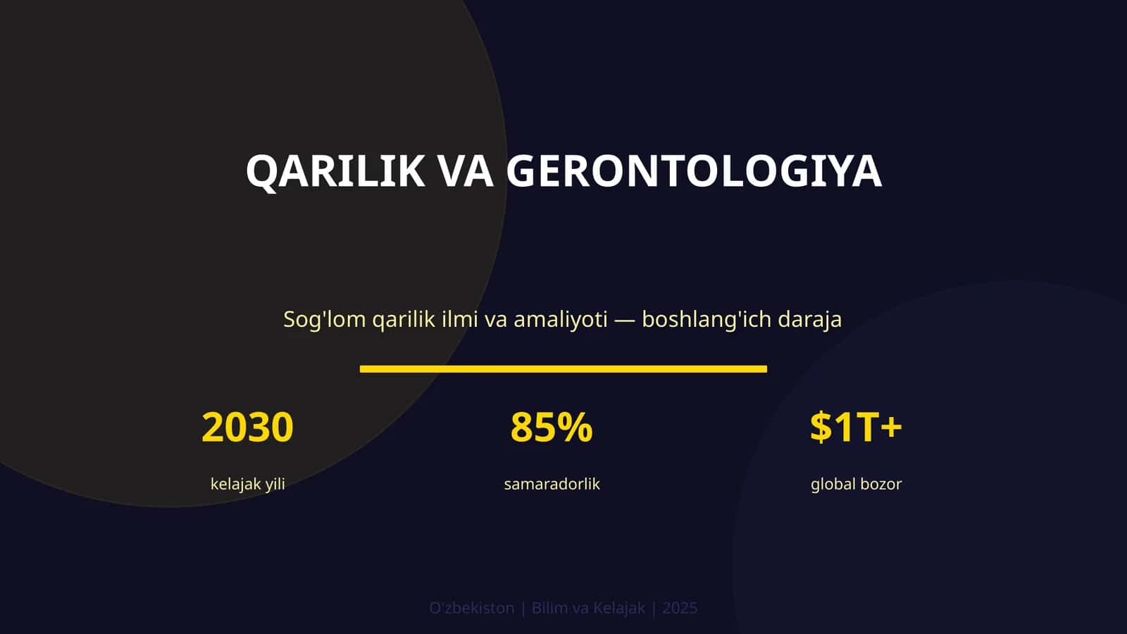 Qarilik va gerontologiya