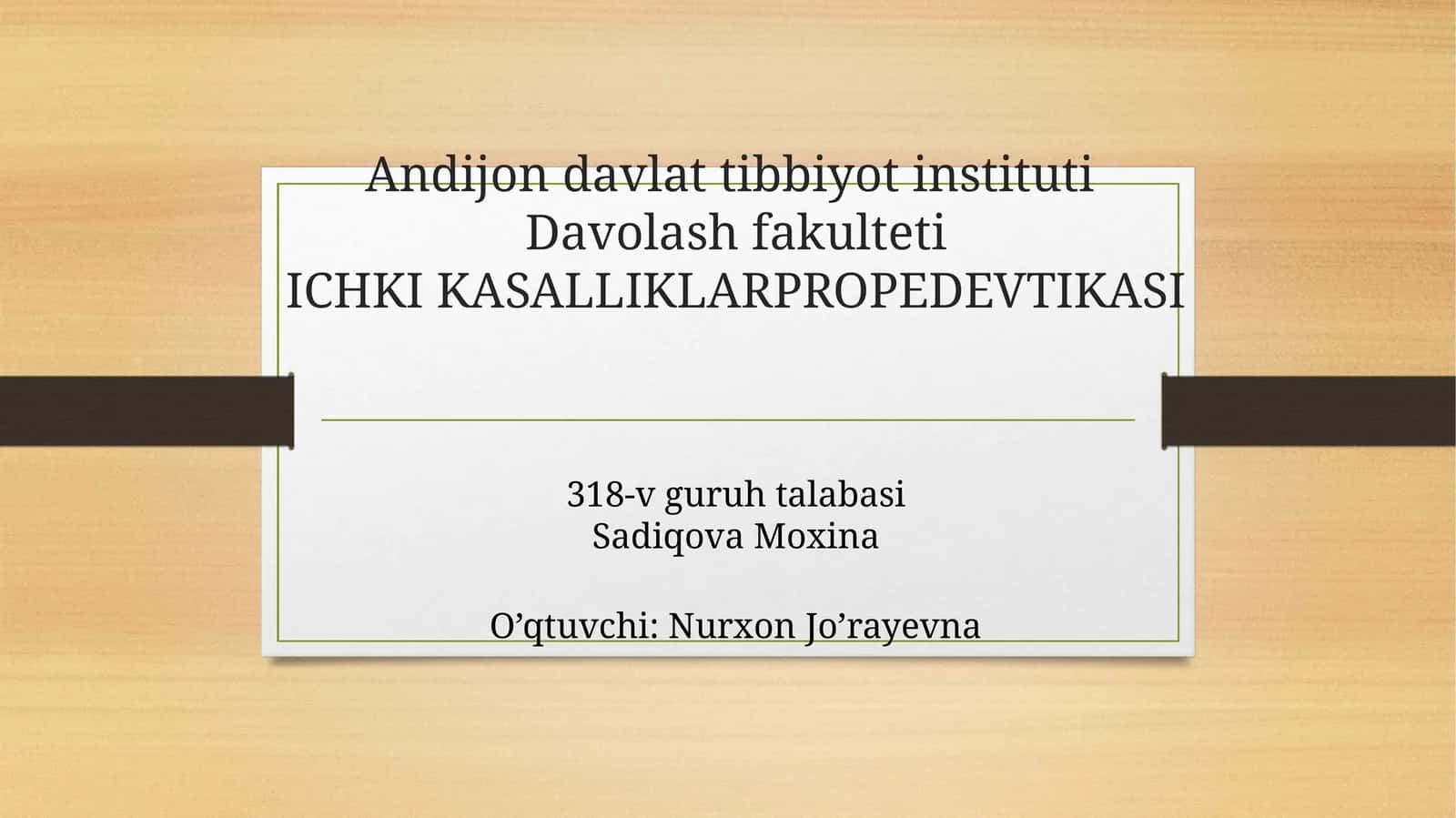 Surunkali gepatit. Klinik, labarator va instrumental tekshirish usullari
