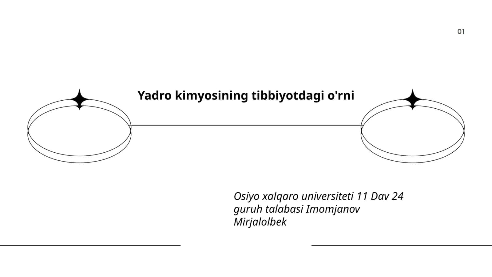 Yadro kimyosining tibbiyotdagi o'rni