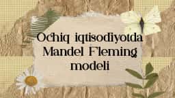 Mandel Fleming modeli
