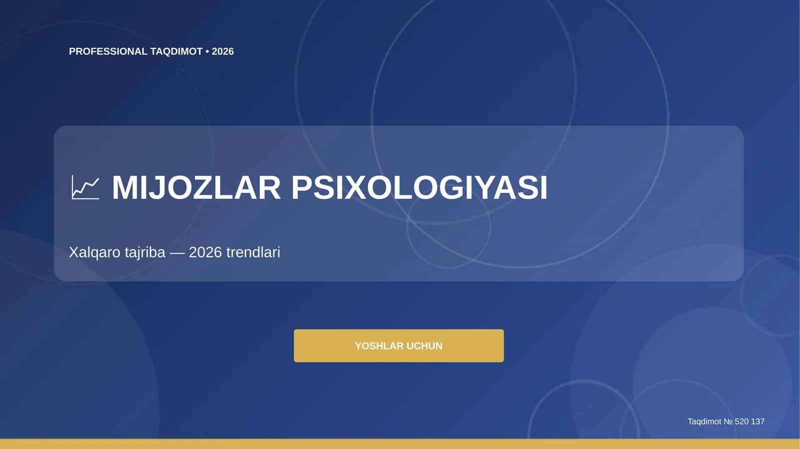 MIJOZLAR PSIXOLOGIYASI