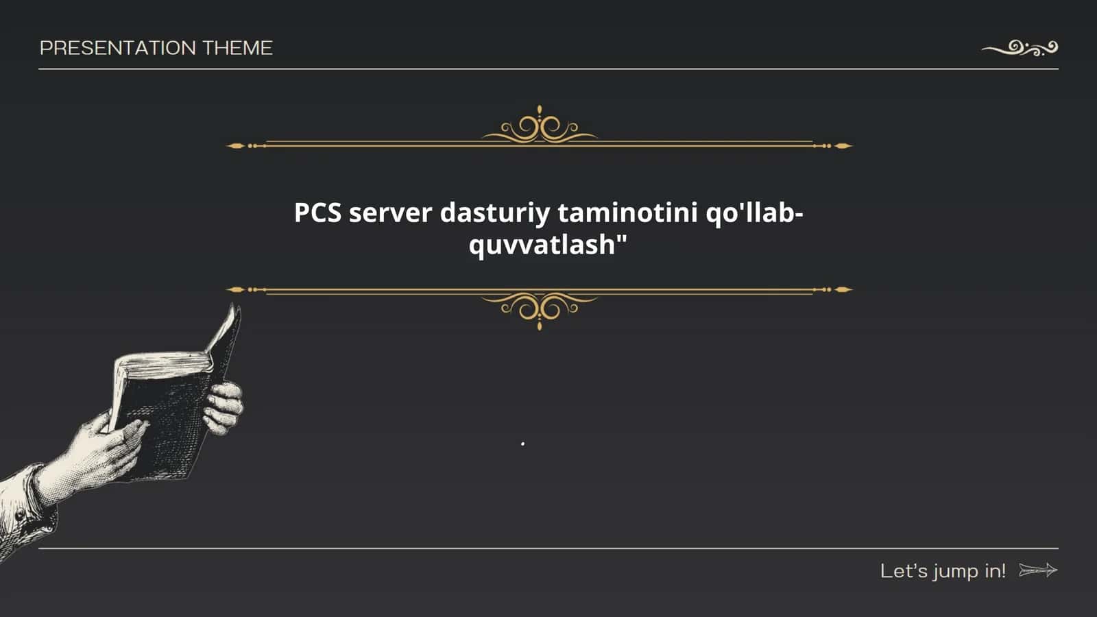PCS Server dasturini o'rnatish va boshlang'ich sozlash