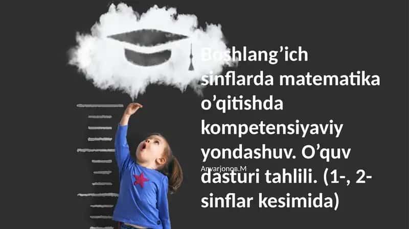 O'quv dasturi tahlili (1-, 2-sinflar kesimida)