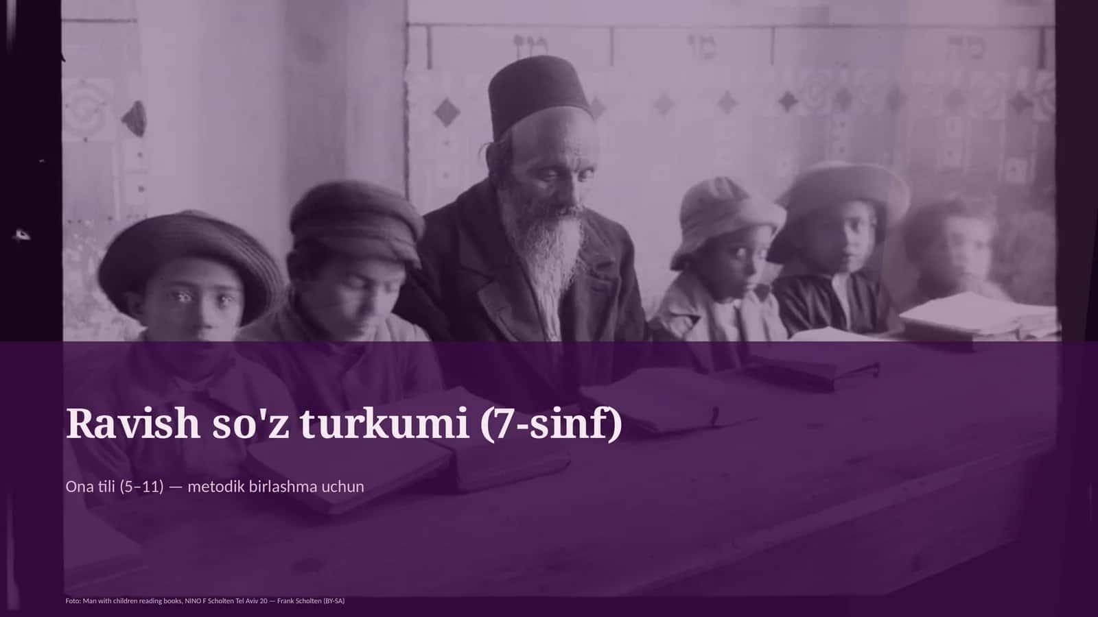 Ravish so'z turkumi (7-sinf)