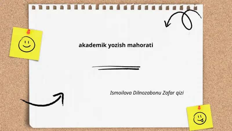 Akademik yozish mahorati