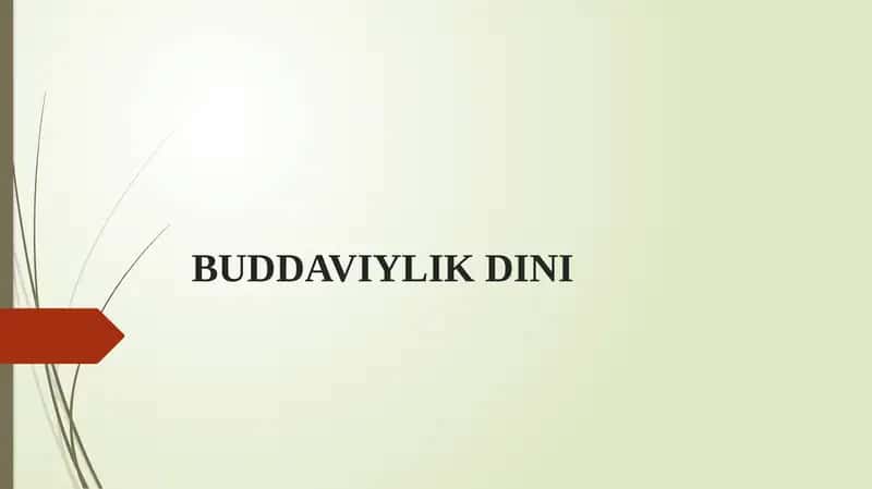 Buddaviylik Dinining Ta'limoti