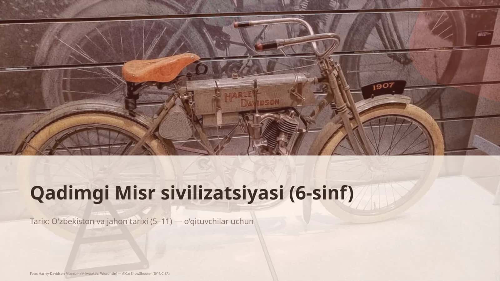 Qadimgi Misr sivilizatsiyasi (6-sinf)