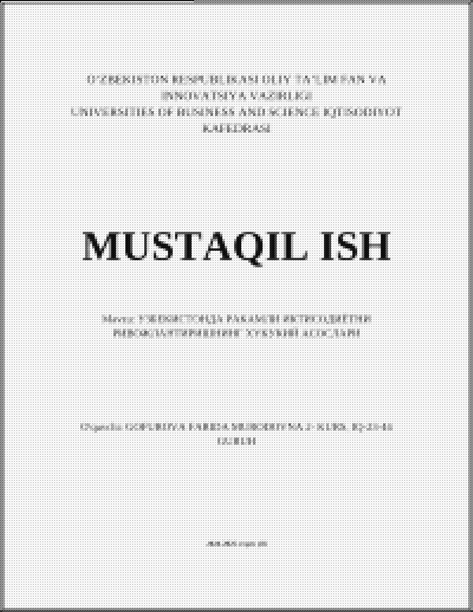 Рақамли иқтисодиёт