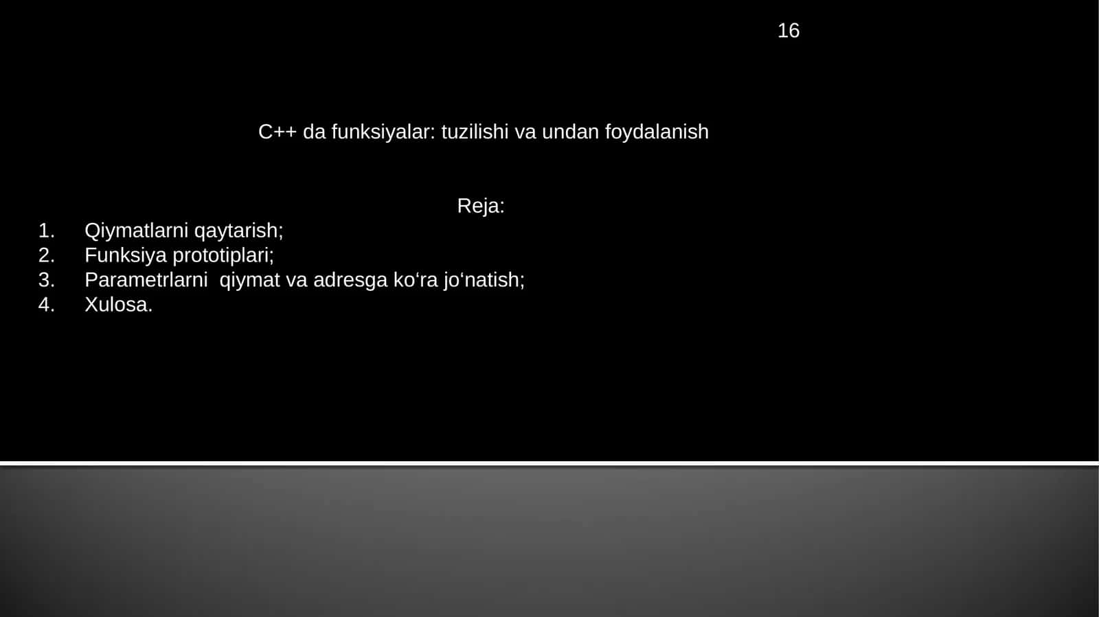 Funksiyalar