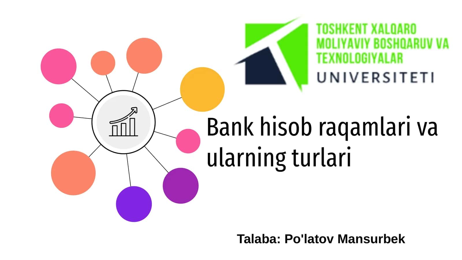 Bank hisob raqamlari va ularning turlari