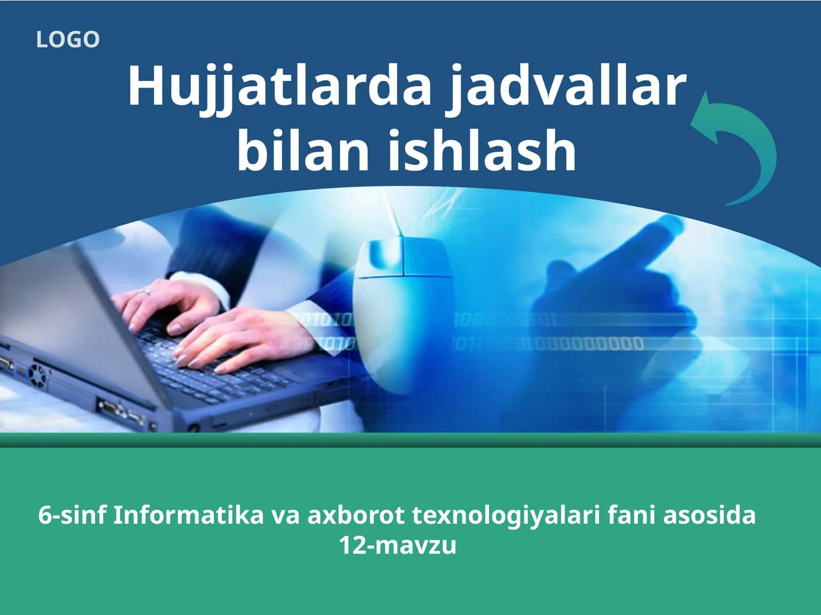 6-sinf Informatika Hujjatlarda jadvallar bilan ishlash