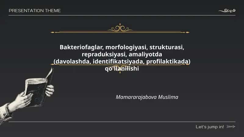 Bakteriofaglar, morfologiyasi, strukturasi, repraduksiyasi, amaliyotda