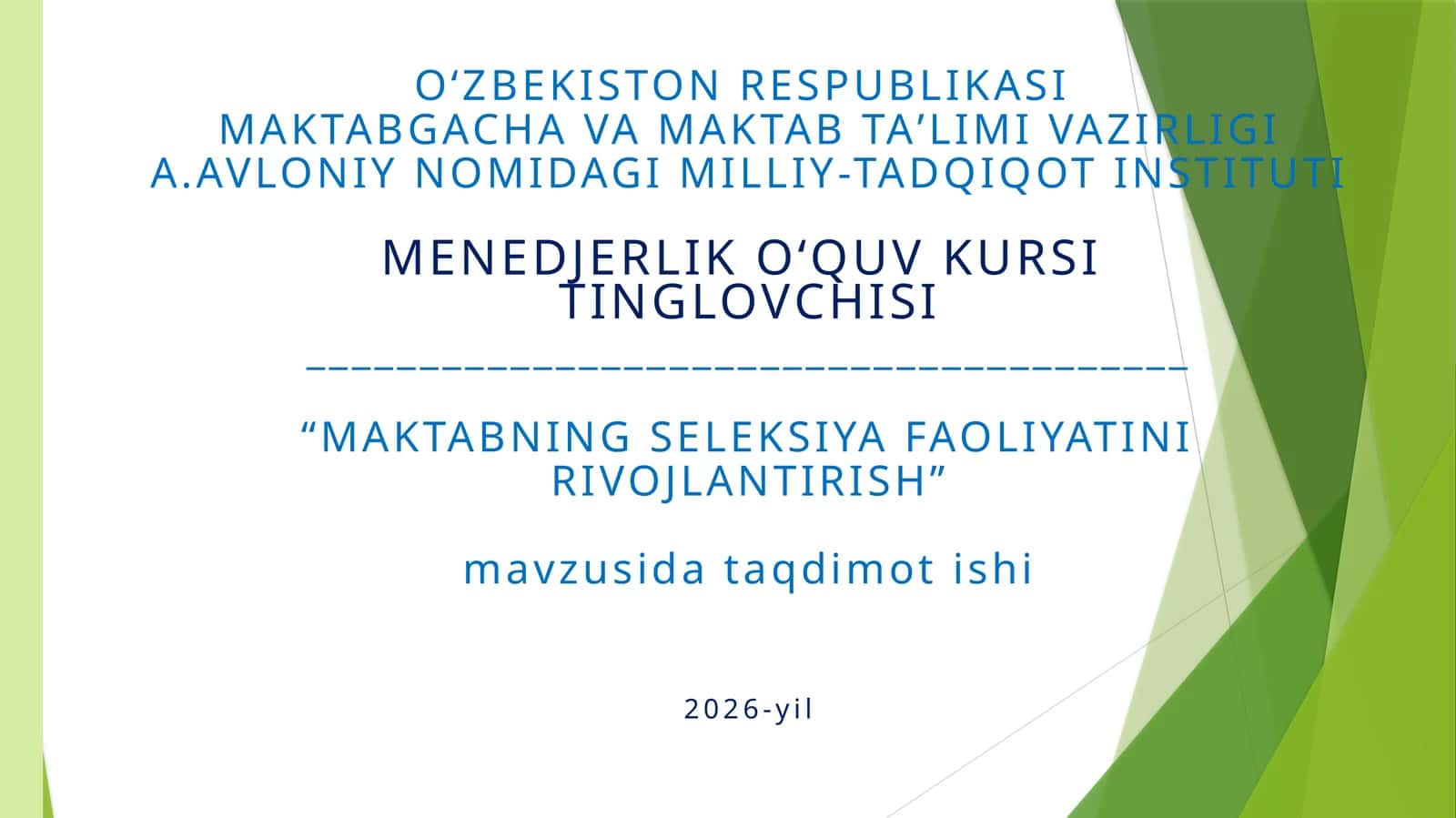 Seleksiya faoliyatini amalga oshirishning afzalliklari