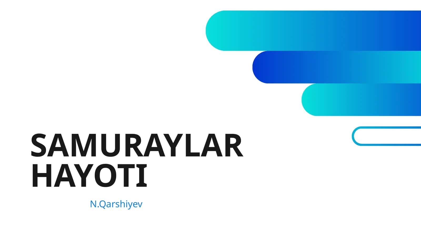 SAMURAYLAR HAYOTI
