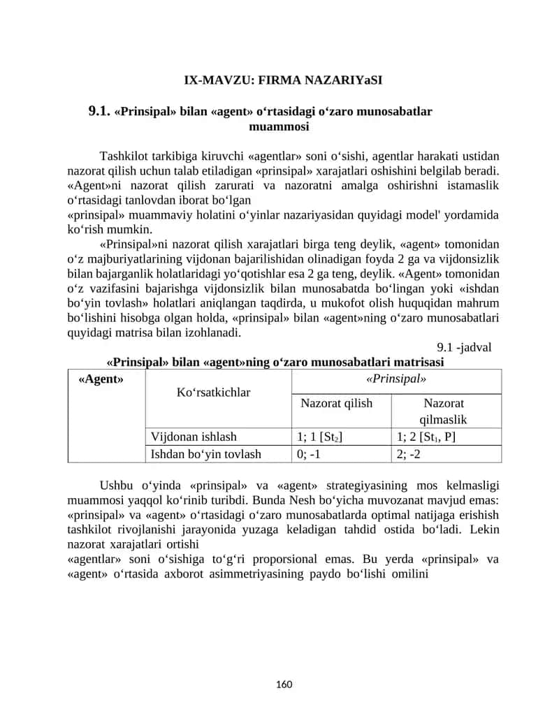 FIRMA NAZARIYaSI