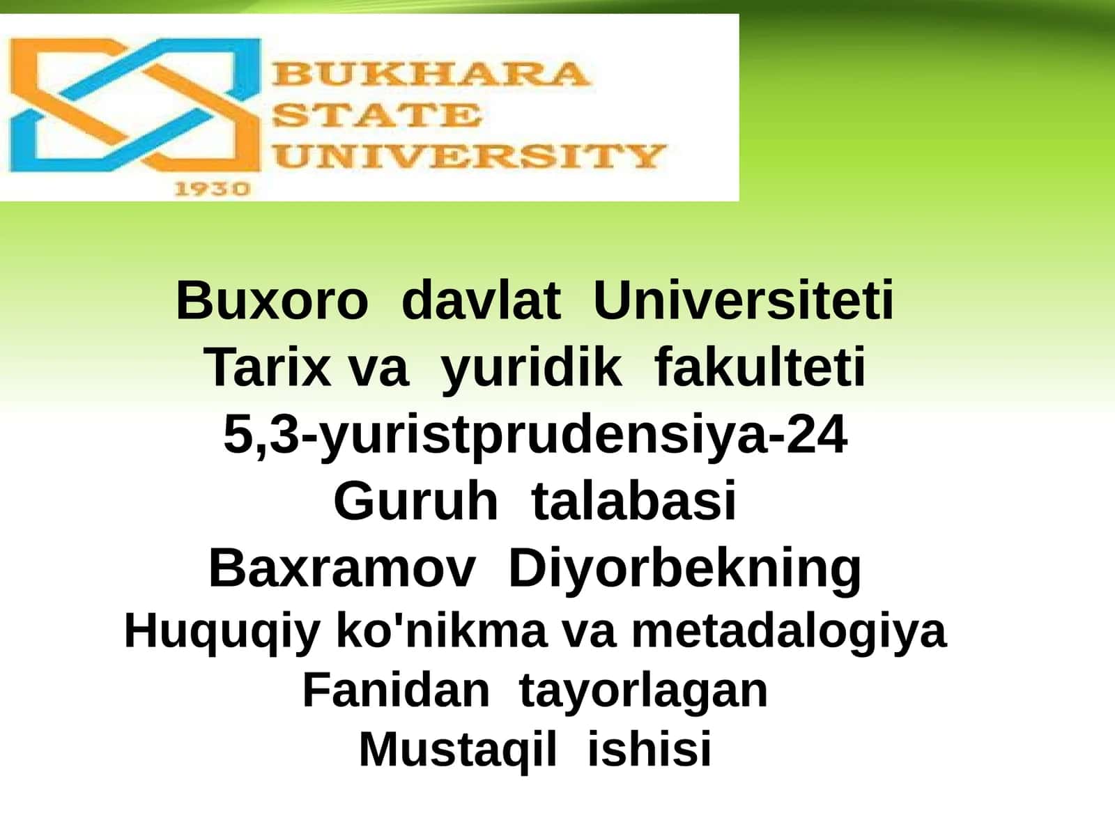 Huquqiydavlatvafuqorolikjamiyati