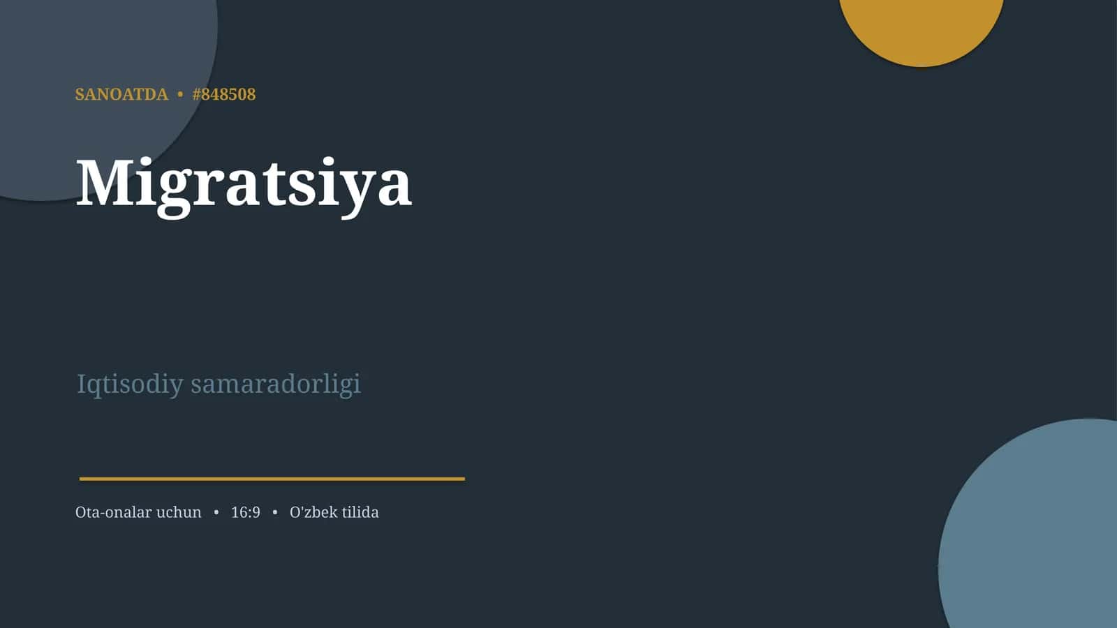 Migratsiya