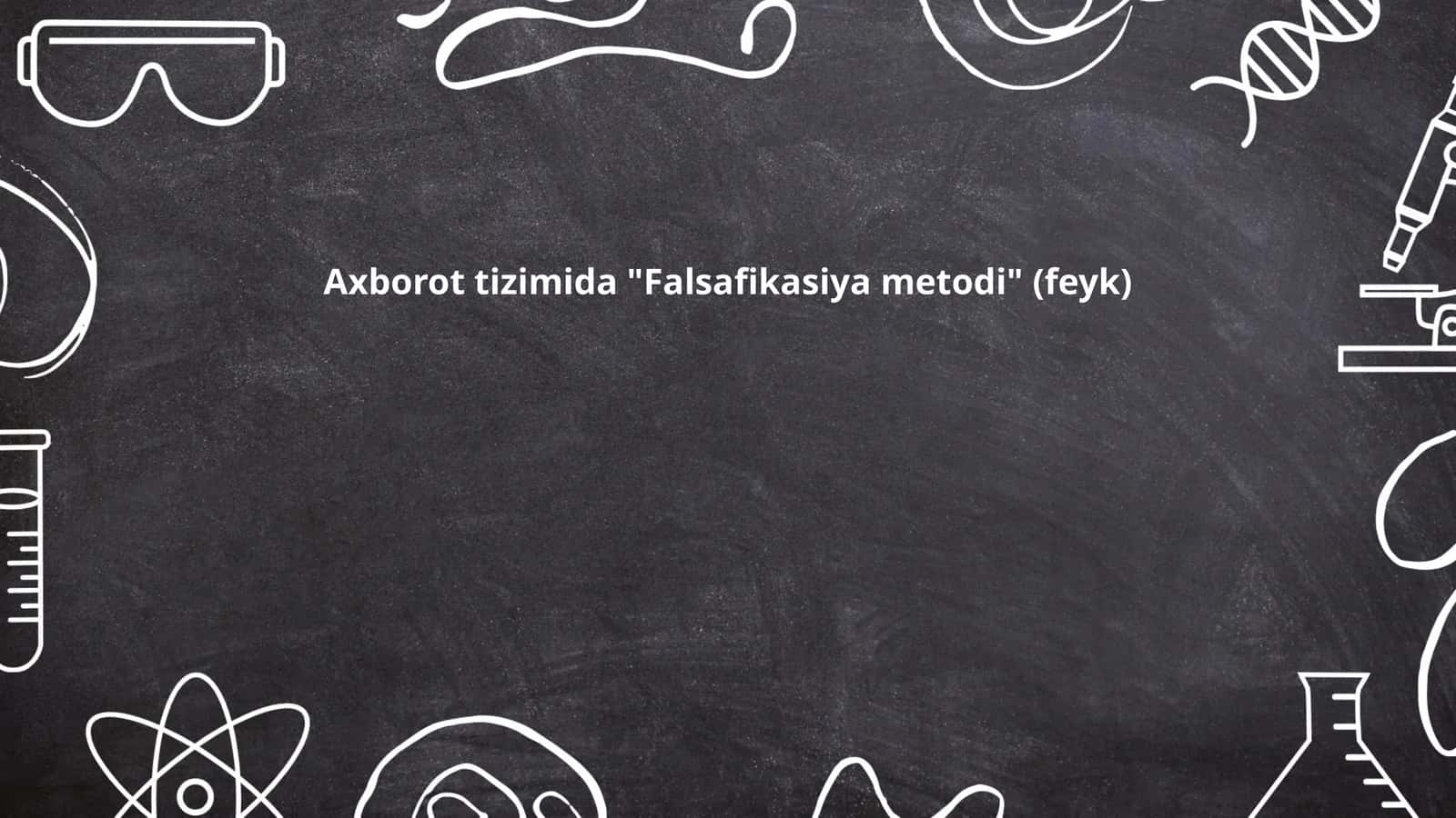 Falsafikatsiya metodi