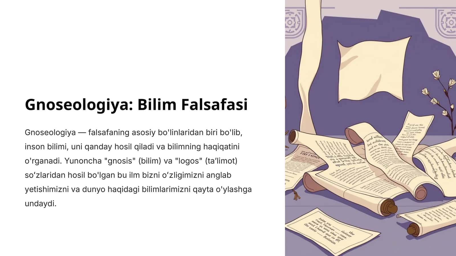 Gnoseologiya: Bilim Falsafasi