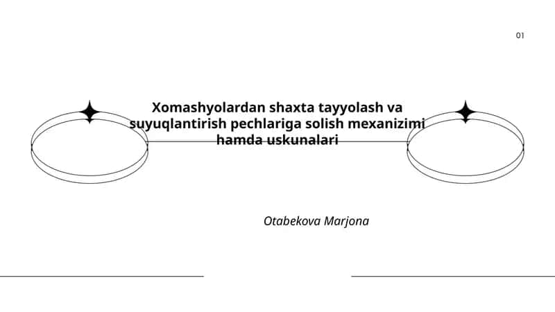 Shaxta pechlariga xomashyo uzatish mexanizmining umumiy dizayni