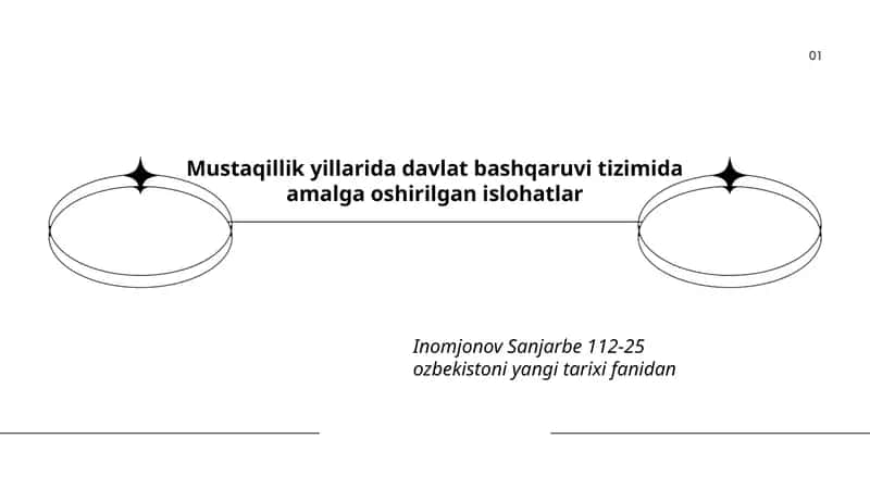 Mustaqillik yillarida davlat bashqaruvi tizimida amalga oshirilgan islohatlar