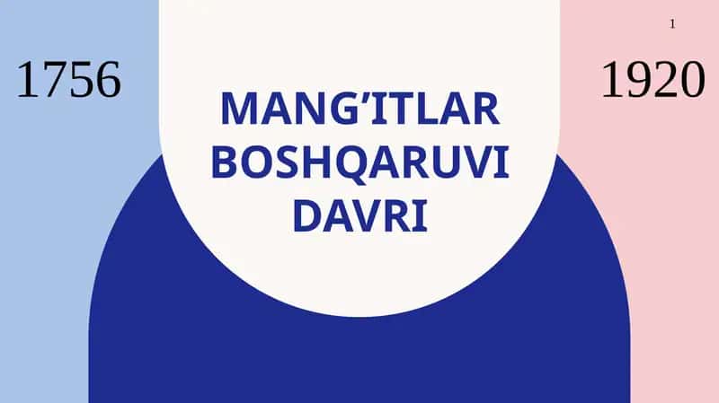 Mang’itlar boshqaruvi davri