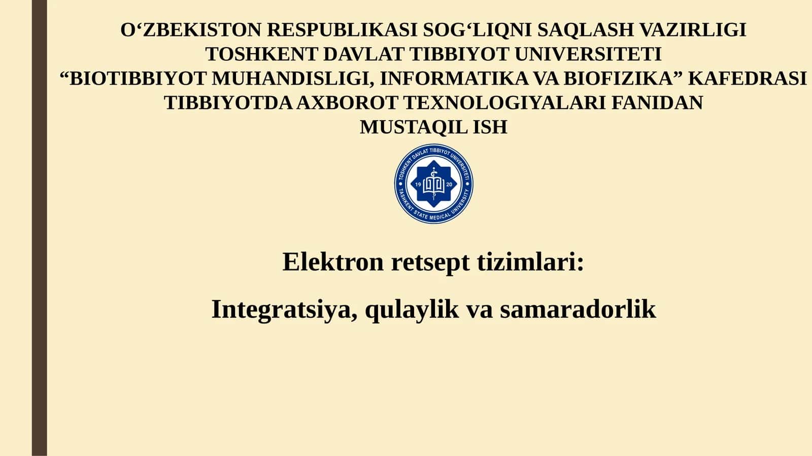 Elektron retsept tizimlari
