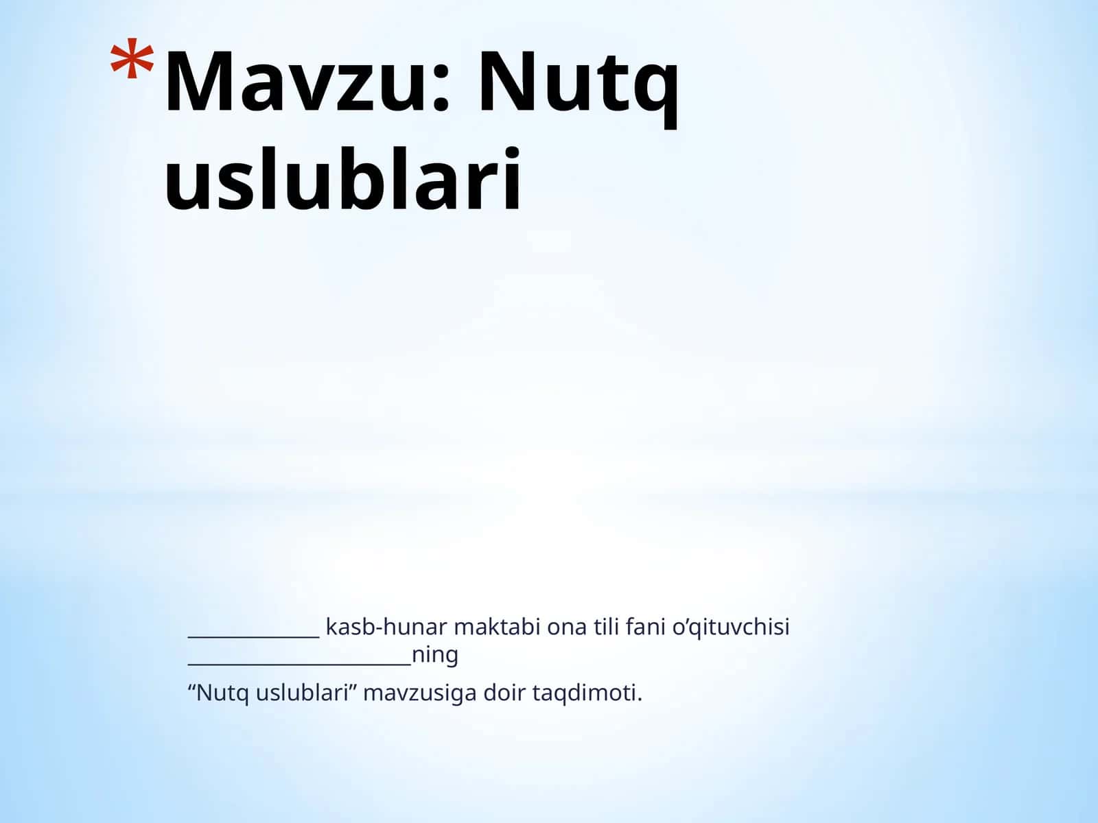 Nutquslublari