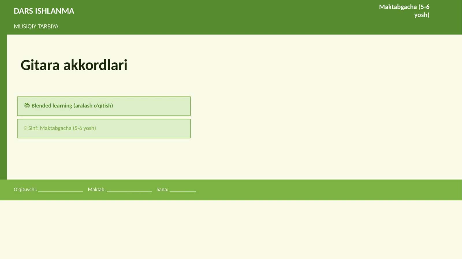 Gitara akkordlari