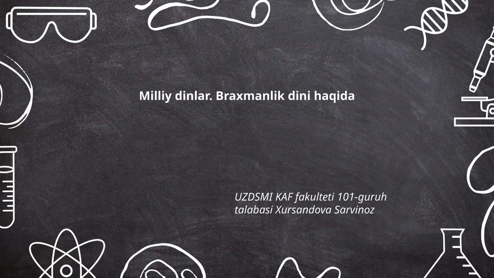 Braxmanlik dini haqida