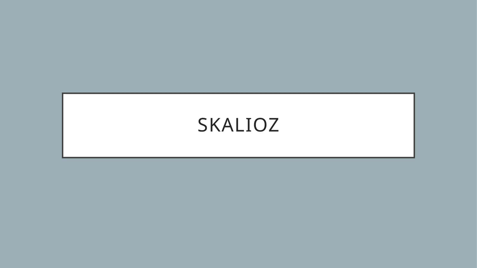 Skolioz