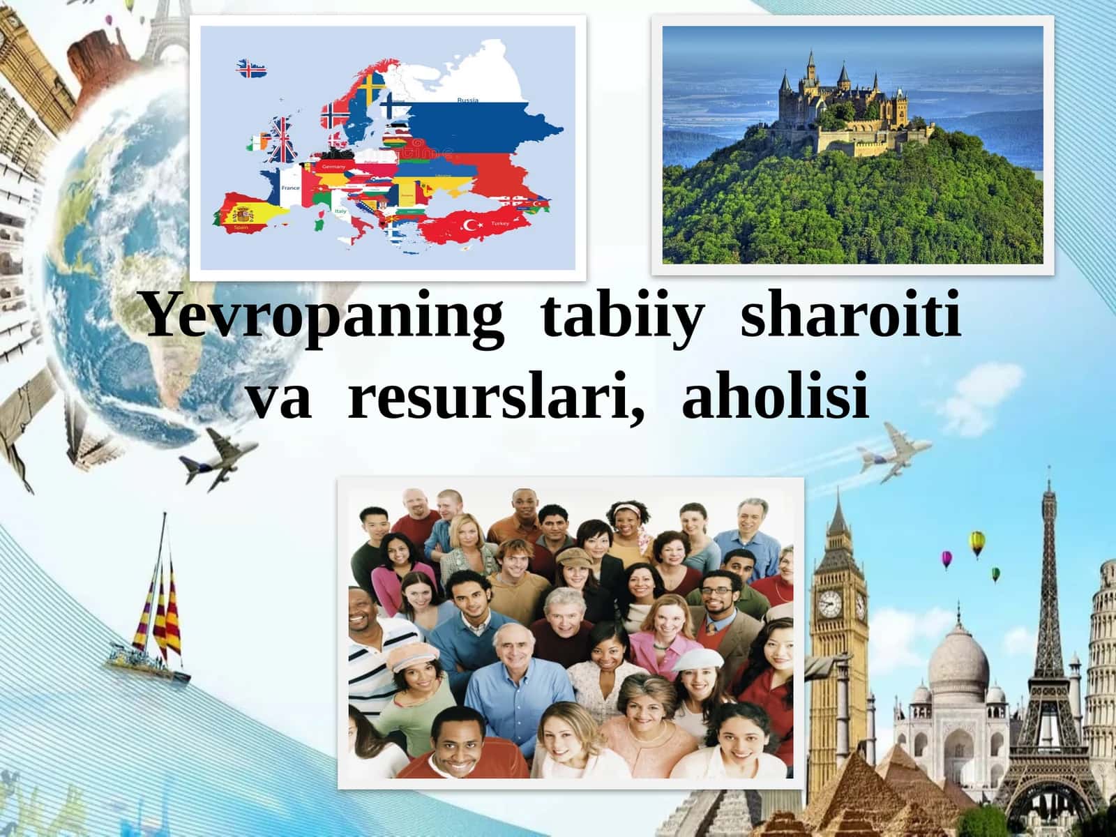 Yevropaning Tabiiy Sharoiati Varesurslari, Aholisi