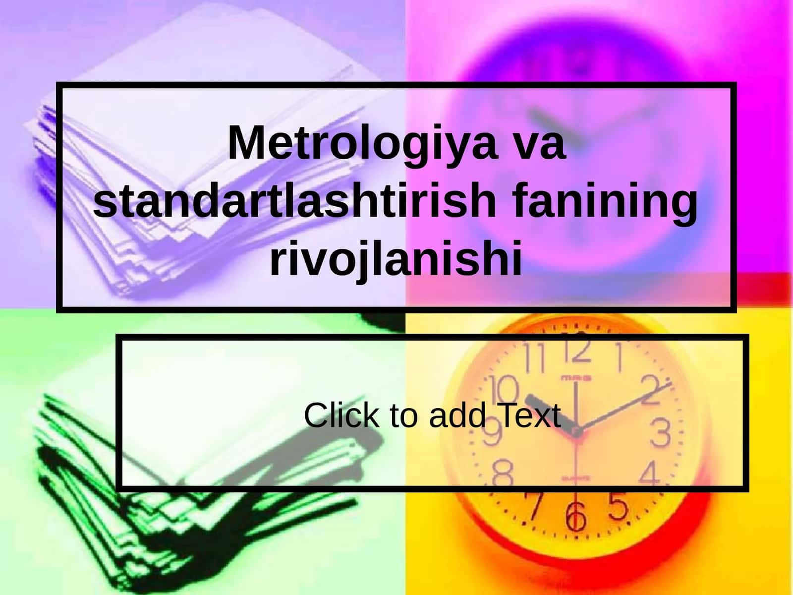 Metrologiyavastandartlashtirishfaniningrivojlanishi