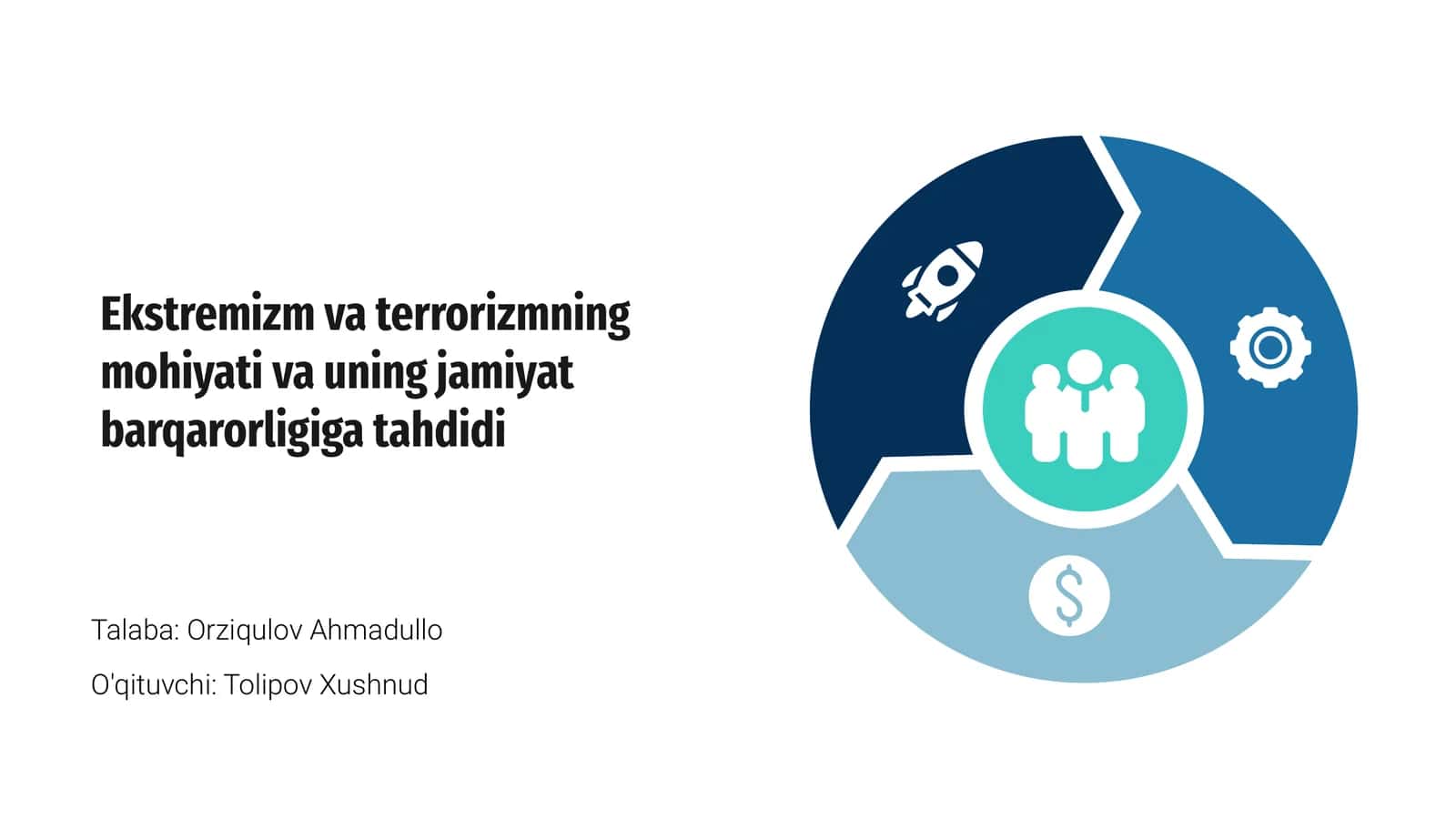 Ekstremizm va terrorizmning mohiyati va uning jamiyat barqarorligiga tahdidi