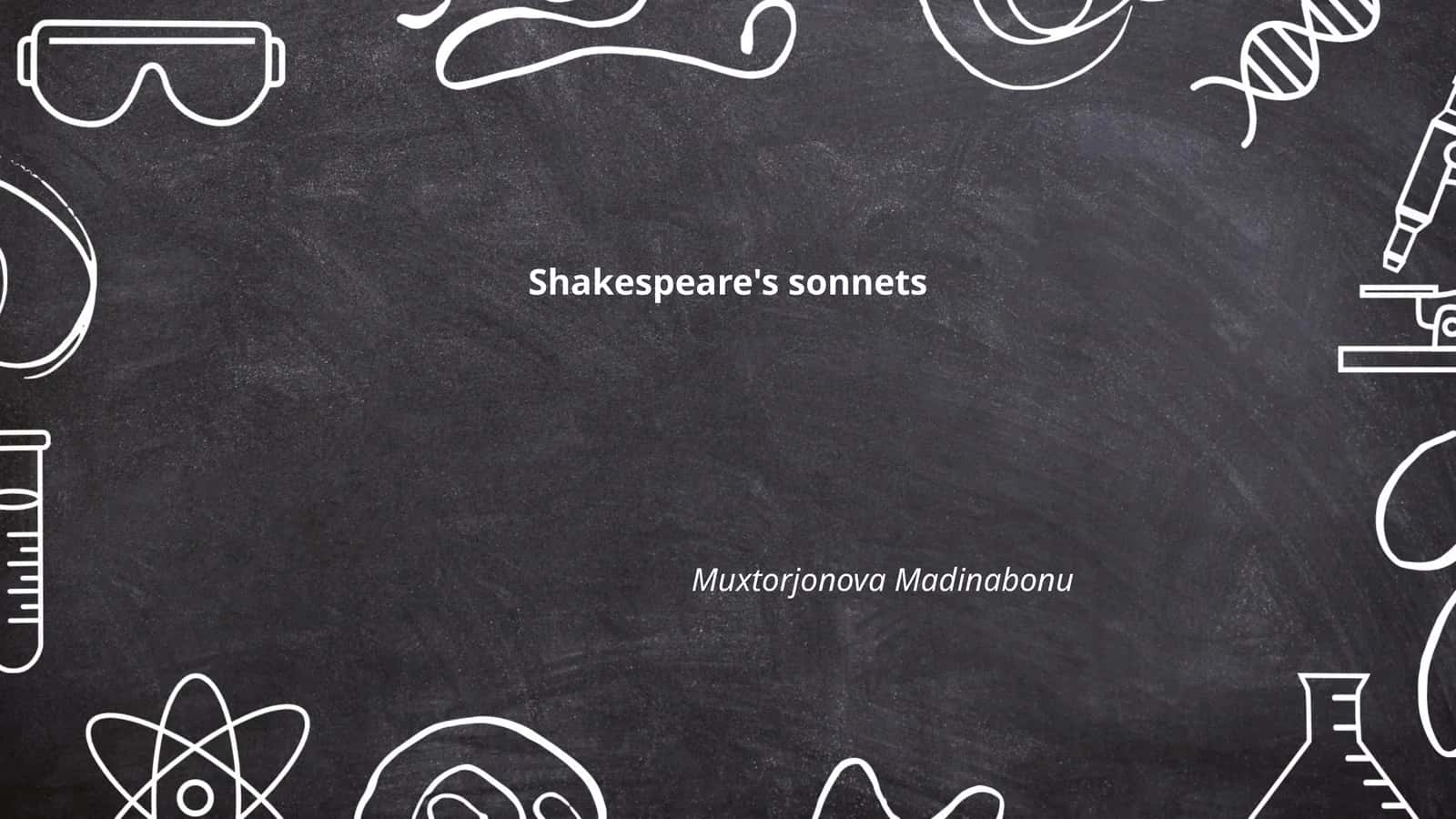 Shakespeare's sonnets