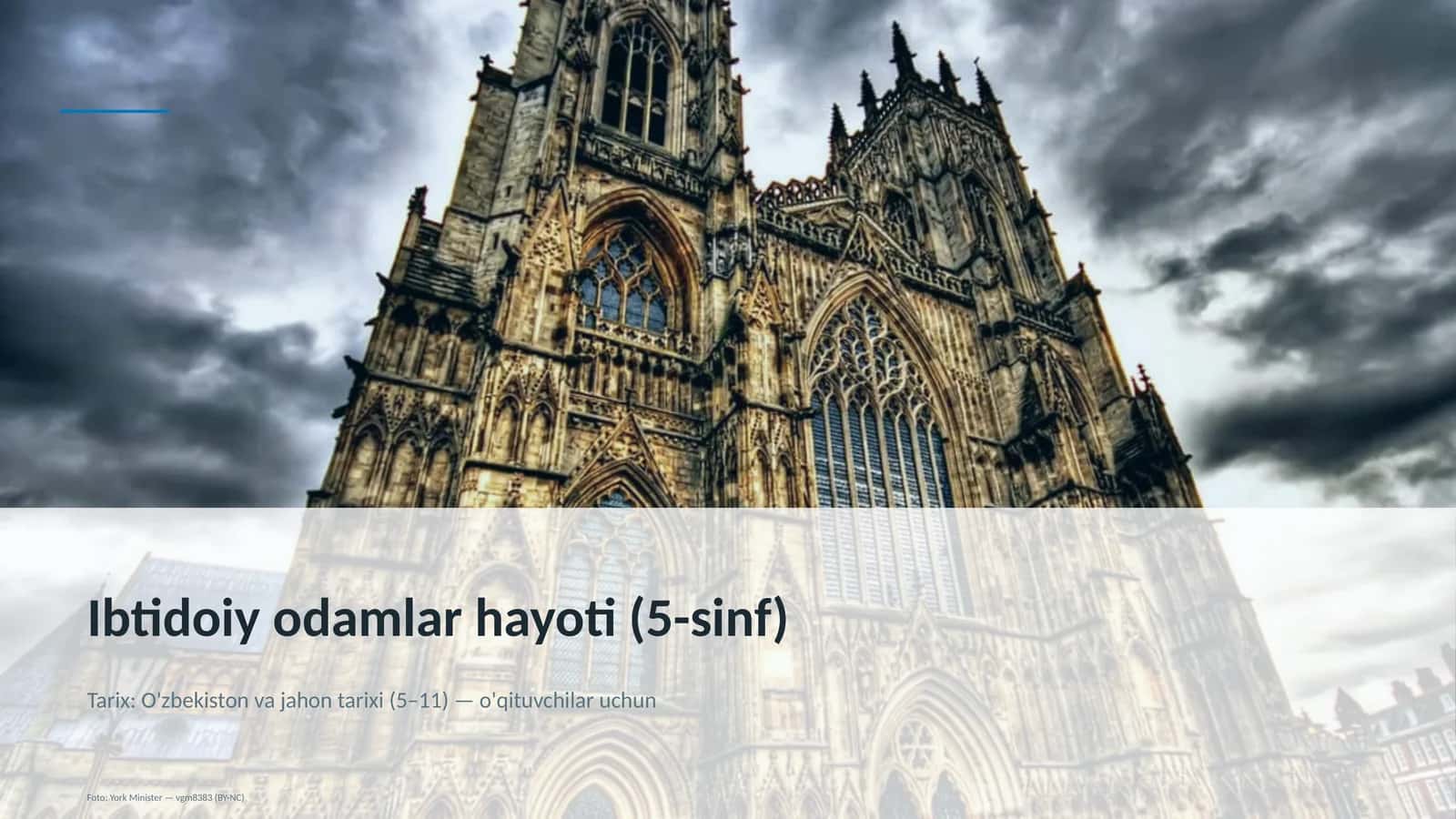 Ibtidoiy odamlar hayoti (5-sinf)