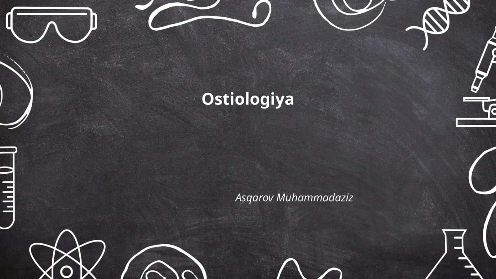 Ostiologiya