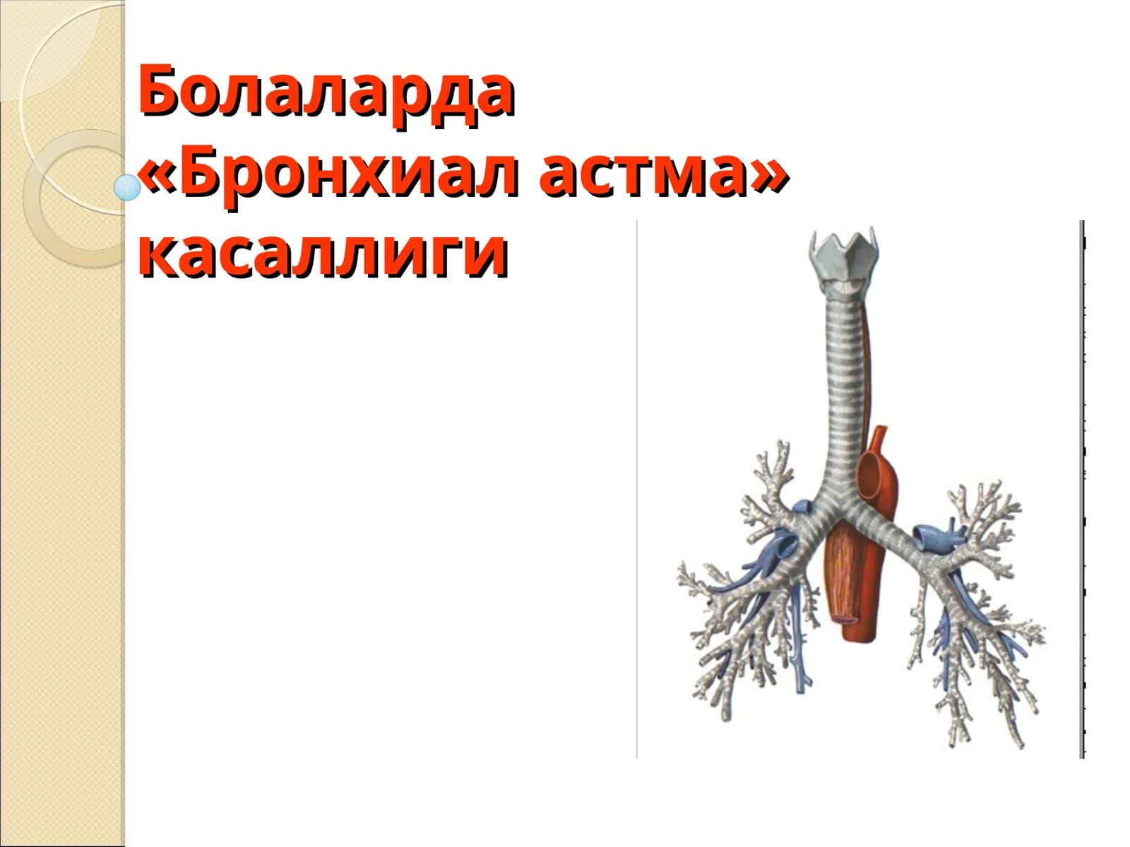 Болаларда«Бронхиал астма»касаллиги